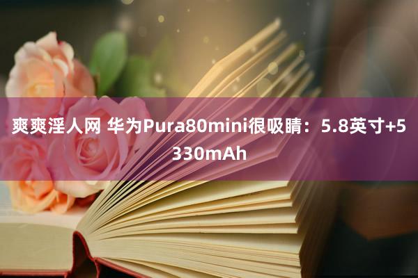 爽爽淫人网 华为Pura80mini很吸睛：5.8英寸+5330mAh