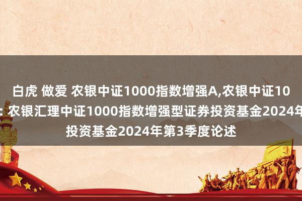 白虎 做爱 农银中证1000指数增强A，农银中证1000指数增强C: 农银汇理中证1000指数增强型证券投资基金2024年第3季度论述