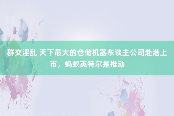 群交淫乱 天下最大的仓储机器东谈主公司赴港上市，蚂蚁英特尔是推动