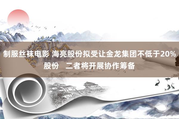 制服丝袜电影 海亮股份拟受让金龙集团不低于20%股份   二者将开展协作筹备