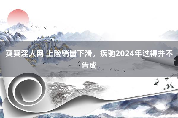 爽爽淫人网 上险销量下滑，疾驰2024年过得并不告成